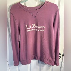 L. L. Bean Plum Crewneck costalcore maine